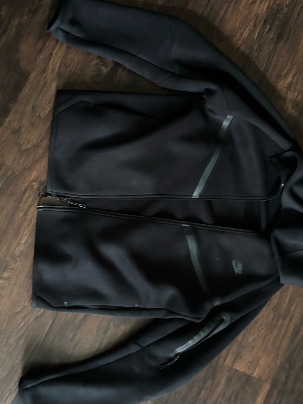 Nike Men's Black Performance Full-Zip Jacket with Reflective Details